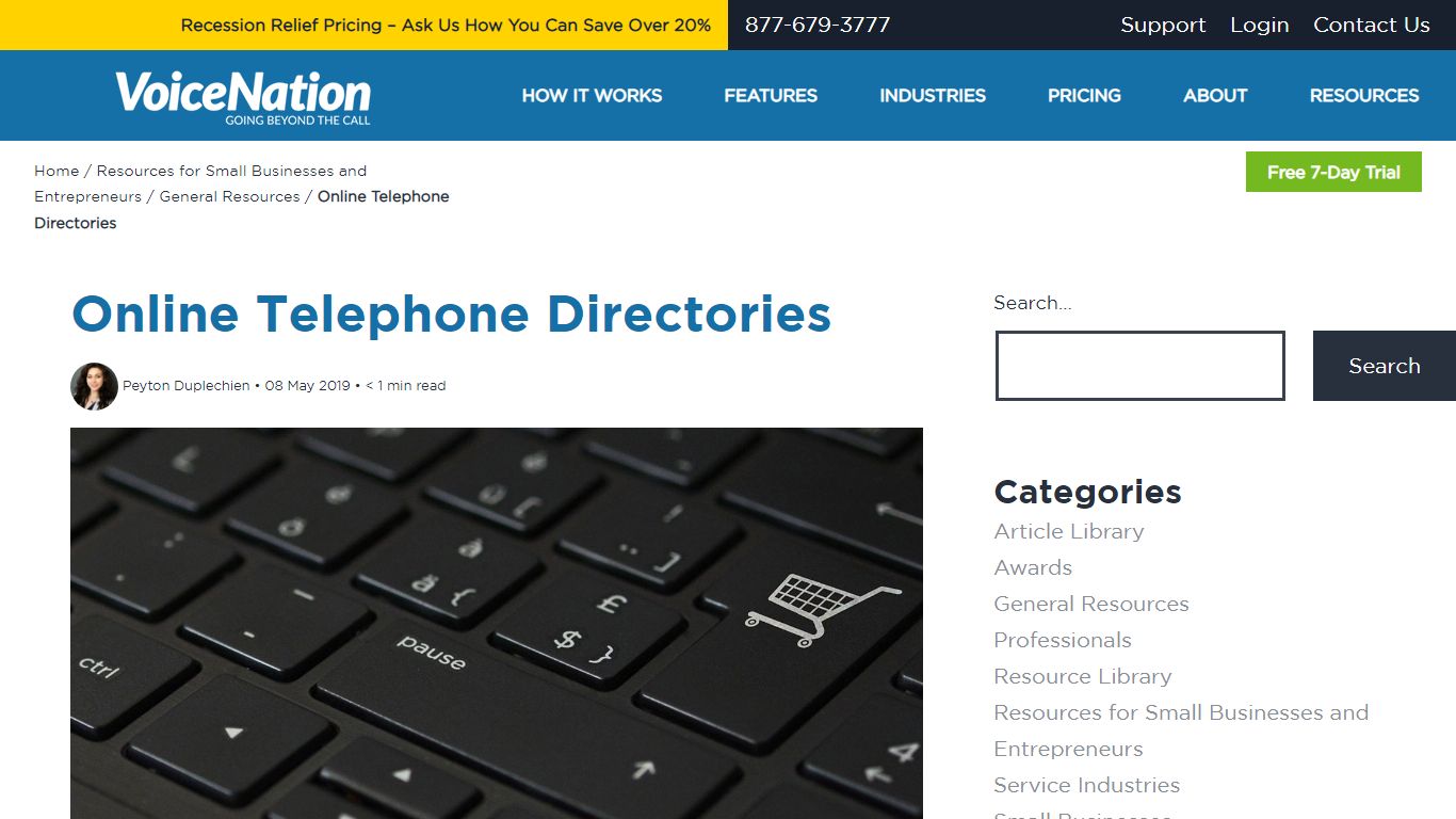 Online Telephone Directories – VoiceNation Live Answering Services